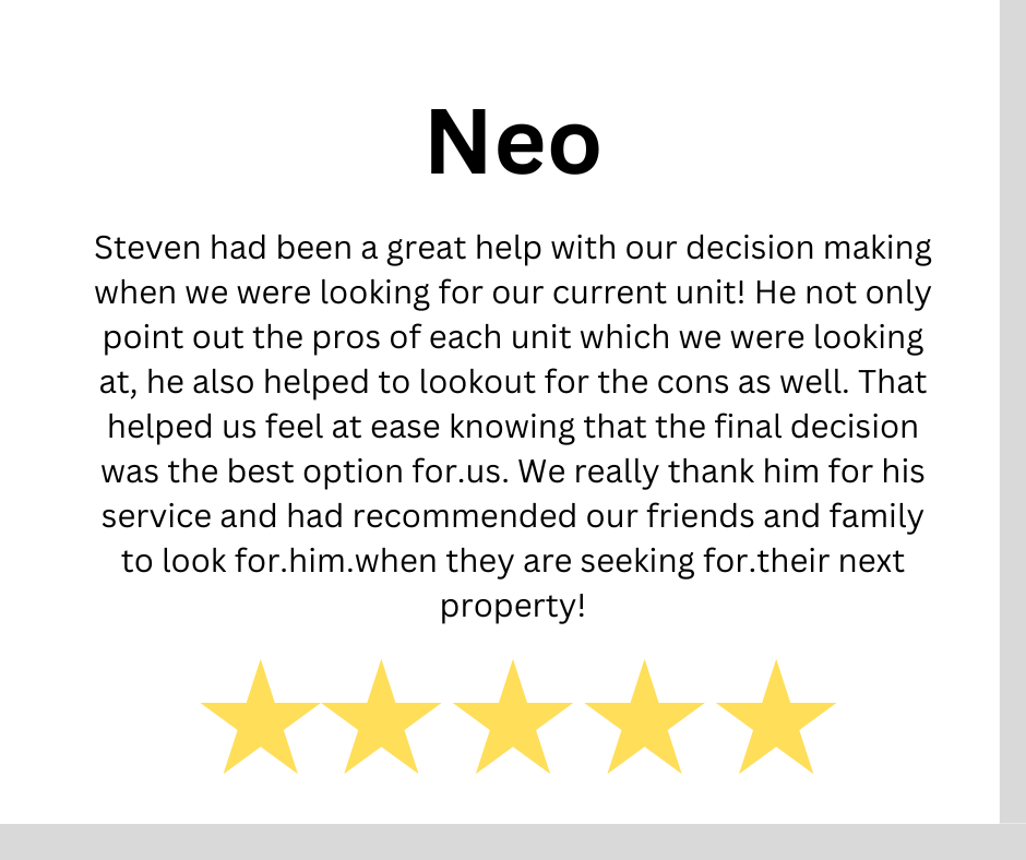 Steven Chia testimonial from Neo